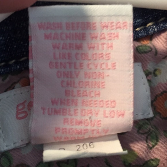 {Genuine Baby by Oshkosh} 9 Mo Denim Dress - Picture 4 of 4